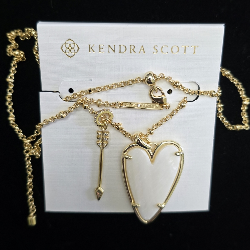 Kendra Scott Ansley Heart Drop Earrings - Picture 4 of 4